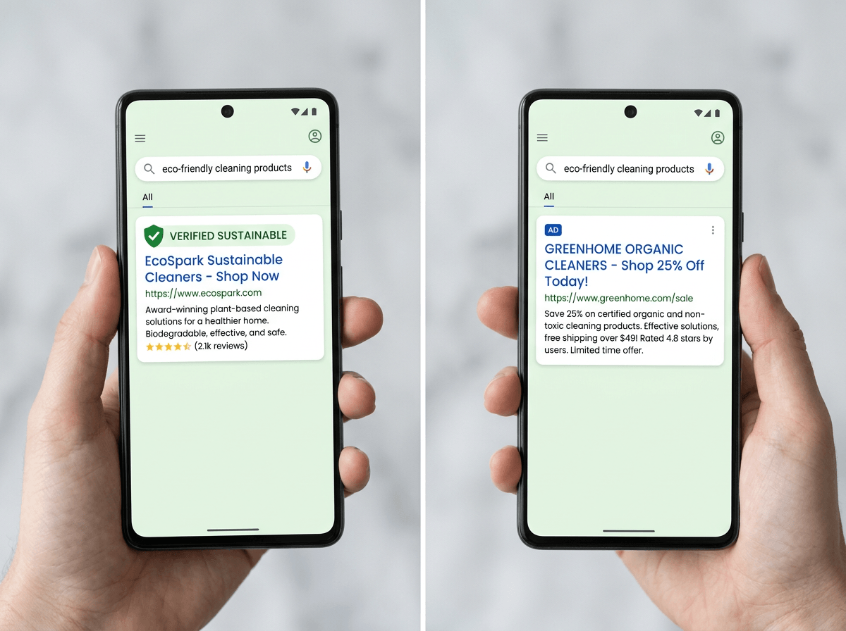 Google Ads vs LSA